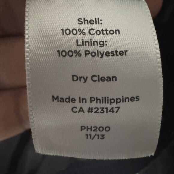 Talbots Blazer Womens 4 Black Tweed Full Zip Classic Business Peter Pan Collar - Picture 5 of 12